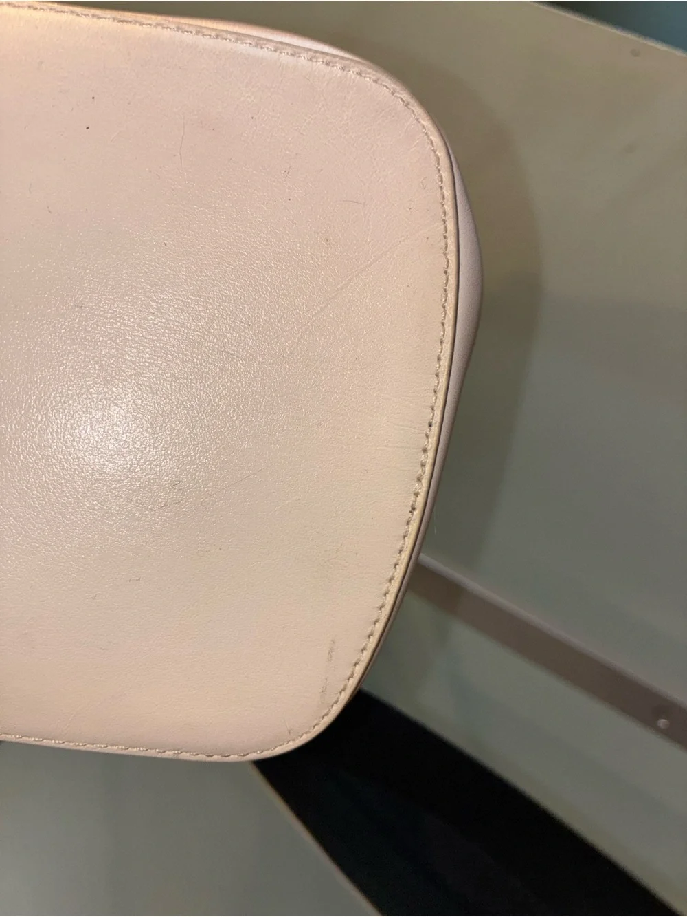 Coach Cream Signature Drawstring Backpack c4135